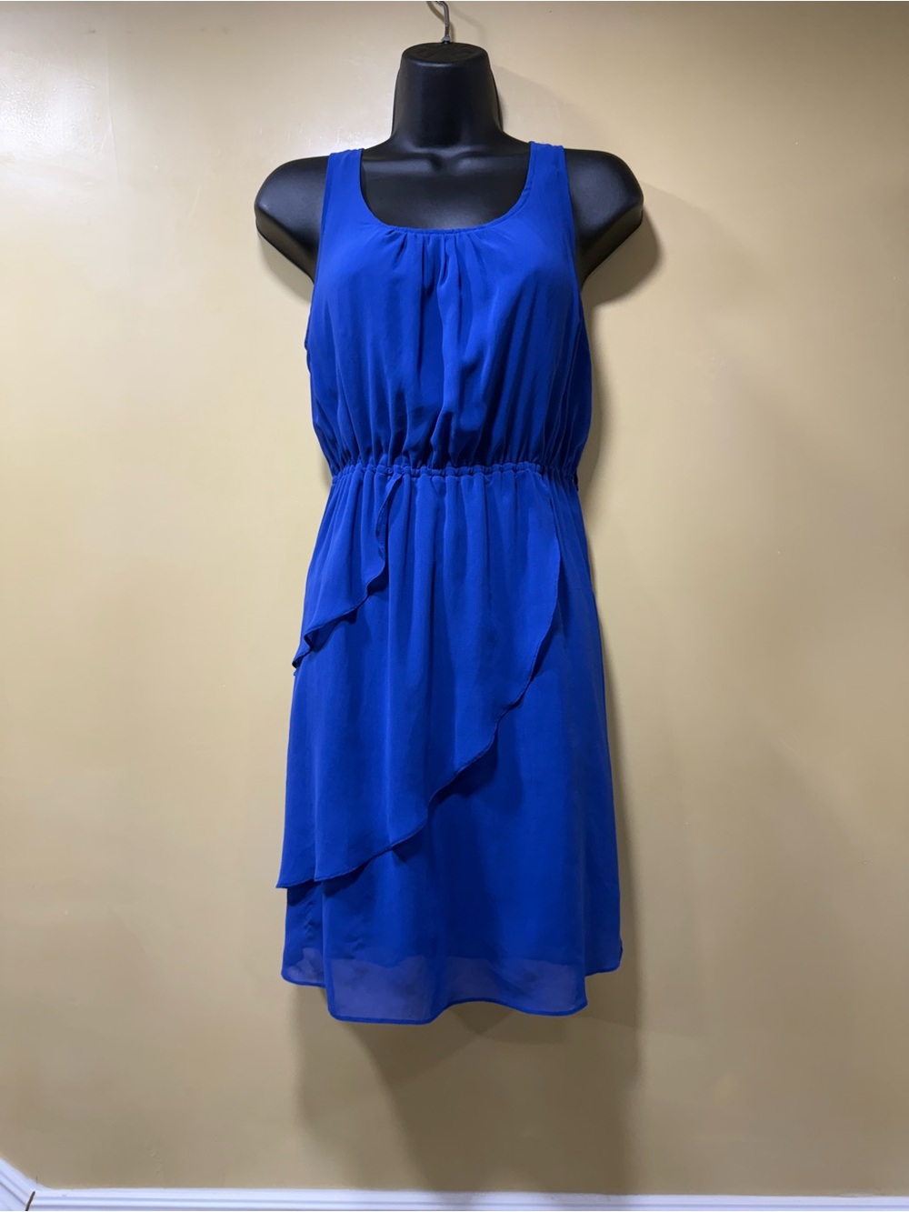 Coveted Clothing Cobalt Blue Sleeveless Midi Dress